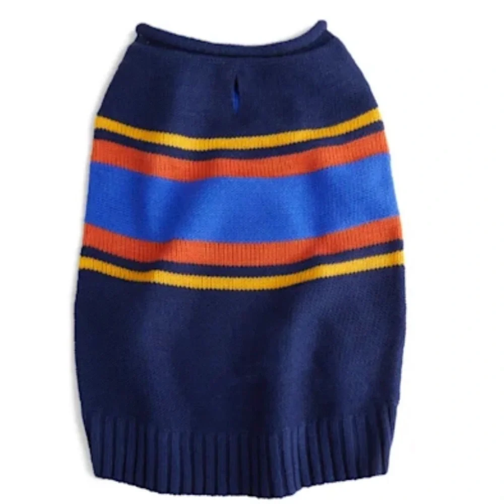 NWT Youly Striped Dog Sweater M
